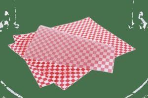 Vetvrij papier 28x34cm hamburgervellen boerenbont (1000 stuks)