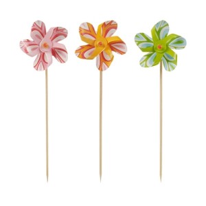 Decoprikkers 17,5 cm assorti kleuren 