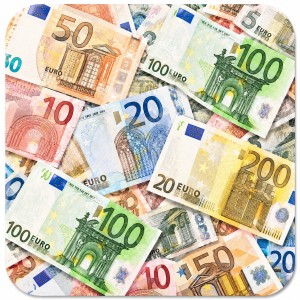 Bierviltjes   EURO  vierkant (200 stuks)